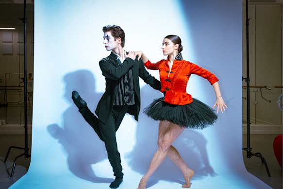 Kunstkamer will return as part of The Australian Ballet’s 2027 season L-R: Adam Elmes and Lilla Harvey