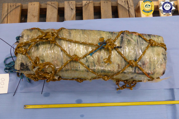 A large haul cocaine was seized from the sea chest of a cargo ship that arrived in Melbourne in August.