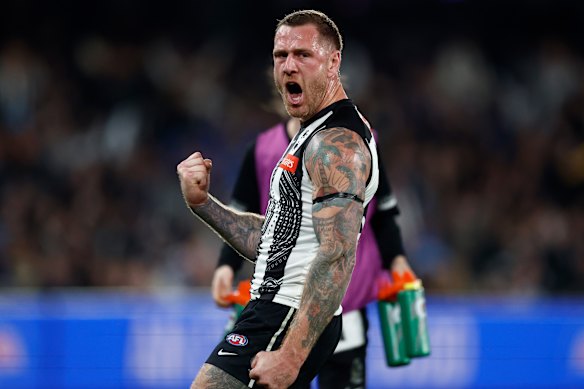 Tim Membrey has kicked 32 goals from 19 games so far this season.