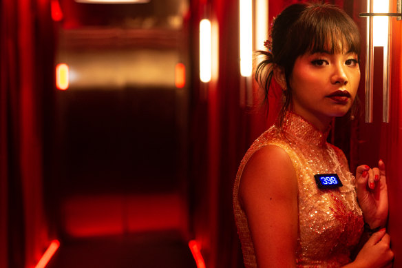 Jillian Nguyen in romantic sci-fi feature Loveland, where she starred alongside Ryan Kwanten and Hugo Weaving.