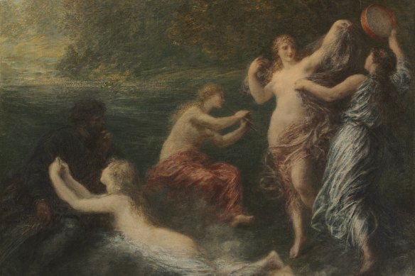 Tannhauser painting by  Henri Fantin-Latour, based on Act 1 of Wagner’s opera.