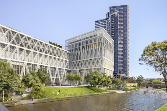 The Parramatta Powerhouse Museum design by Moreau Kusunoki + Genton Riverside.
Riverside