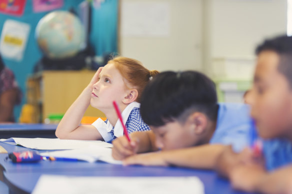 Despite billions of dollars in extra funding, the report notes the most recent NAPLAN results show roughly a third of students fail to meet the expected standard in reading, numeracy and writing.