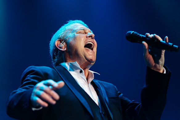 John Farnham in action in 2015.
