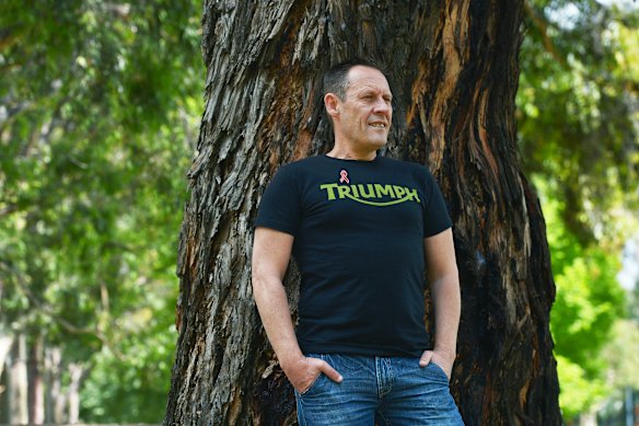 Living Positive CEO Richard Keane was diagnosed with HIV at the age of 19.