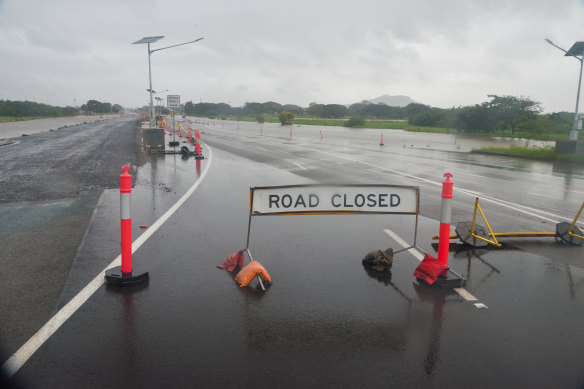 Flooding has cut off transport routes in north Queensland. 