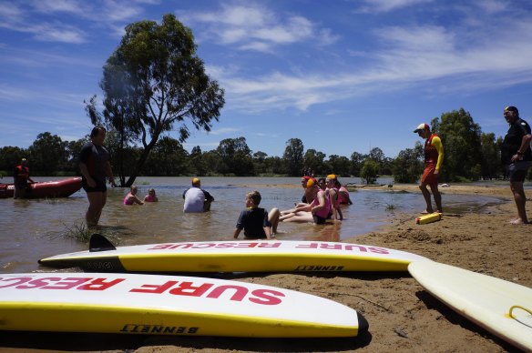 Patrols will continue at Mildura, which has the only inland life-saving club in Victoria. 