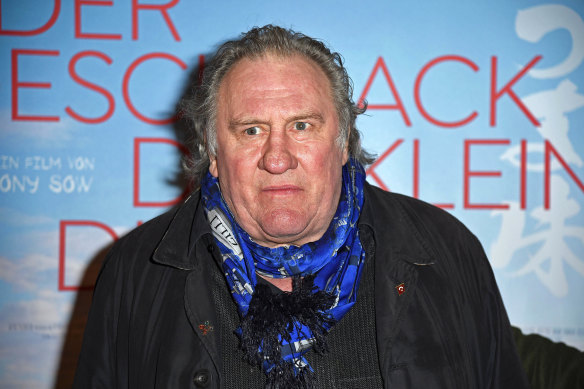 French actor Gerard Depardieu attends the Der Geschmack der kleinen Dinge (Umami) premiere in January in Berlin.