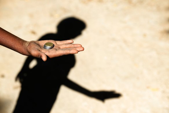 Giving money to child beggars in the developing world perpetuates a cruel system.