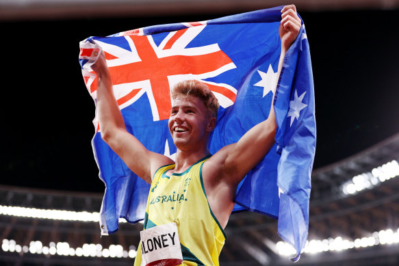 Moloney won bronze in the decathlon. 