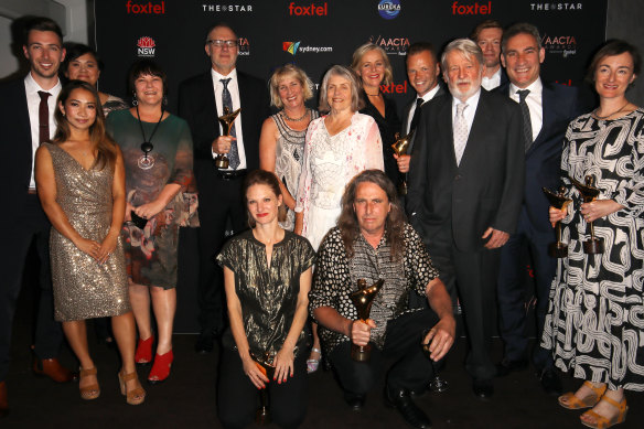 Cast and crew for Lambs of God clean up at the AACTA Awards.