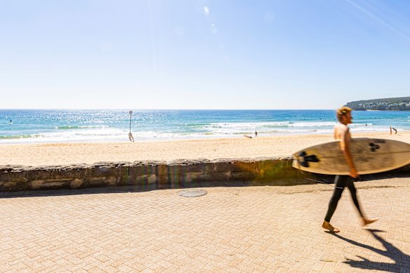 Homes close to Manly Beach remain highly sought after.  