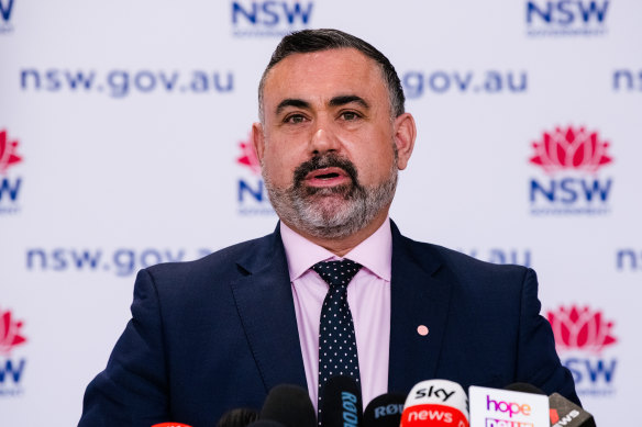 NSW Deputy Premier John Barilaro. 