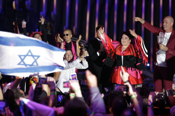 Israel’s winning 2018 song was performed by Netta in Lisbon.