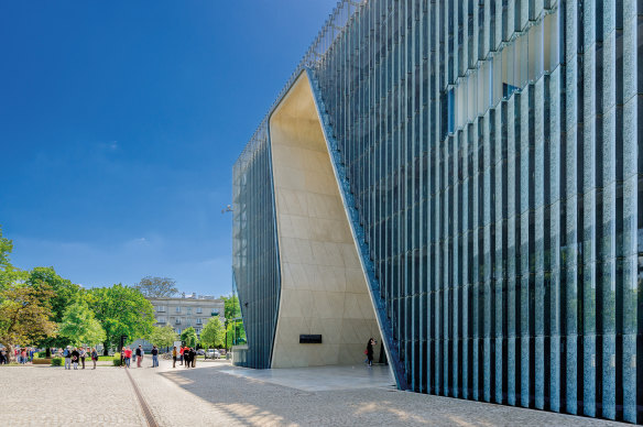 The POLIN Museum of the History of Polish Jews in Warsaw.
