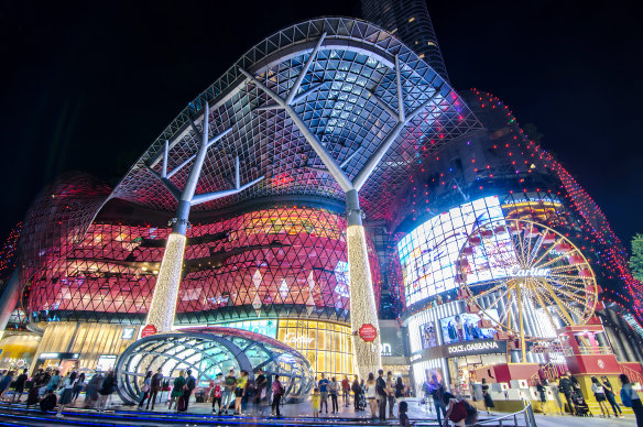 The Ion Orchard mall on Orchard Road.