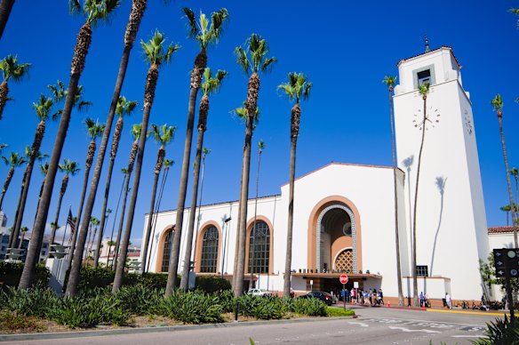 LA Union Station’s architecture carries a Spanish influence.