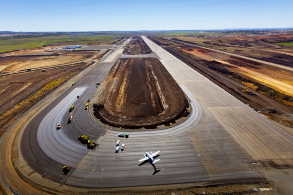 Brisbane West Wellcamp Airport which is in the final stages of development near Toowoomba. 