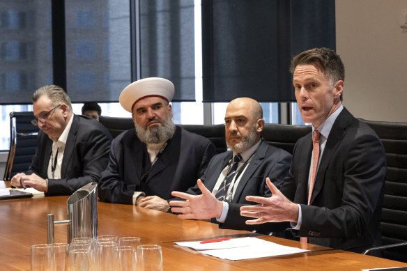 NSW Premier Chris Minns meets with religious leaders.
