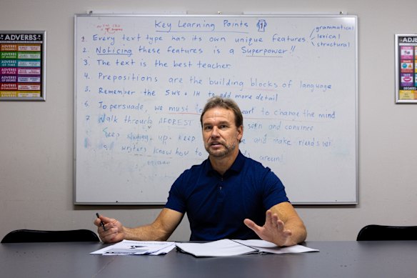 Tutor Tim Ricketts says every child should be able to resit the test.