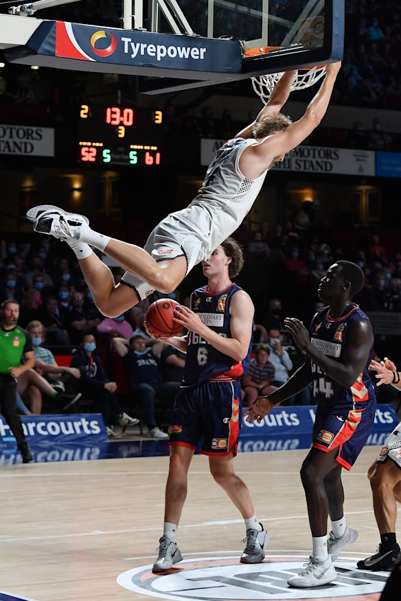 Back in the swing: Jock Landale.