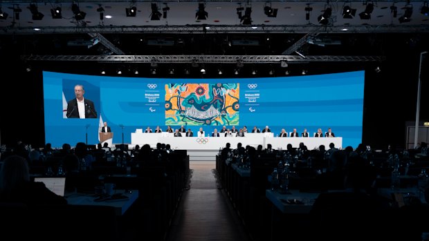 The 2032 Olympic Games organising committee’s update to the International Olympic Committee’s 145th session in Italy.