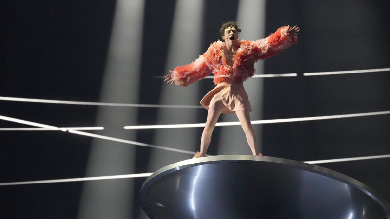 Eurovision, marred by disqualification and huge protests, crowns Switzerland