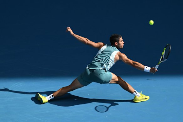 Carlos Alcaraz of Spain.