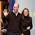 Prince William, Prince of Wales, and Catherine, Princess of Wales, leave the community-owned Anchor Tavern Pub & Hub in Port Bannatyne