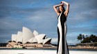 he opening show of fashion week shot of Carla Zampatti model Sophia.