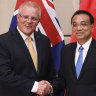 'We're ready to work with Australia': Chinese Premier extends PM olive branch