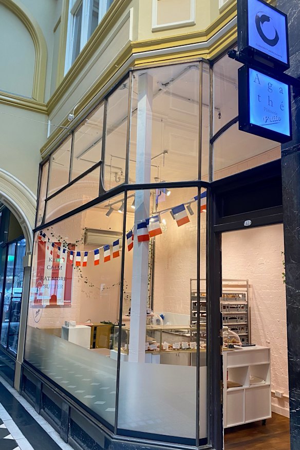 Agathe Patisserie inside the Royal Arcade.