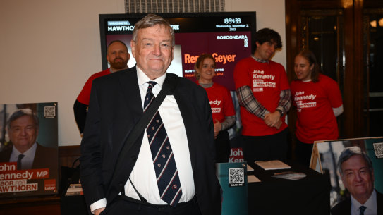 Labor MP for Hawthorn John Kennedy has drawn second on the ballot for the seat at this month’s election.