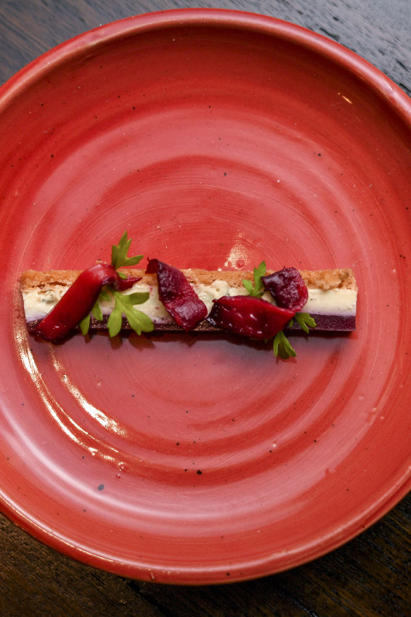 Blue cheese cheesecake.