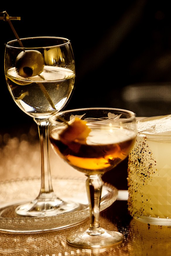 A selection of cocktails.