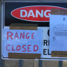 Police close down shooting range amid safety concerns