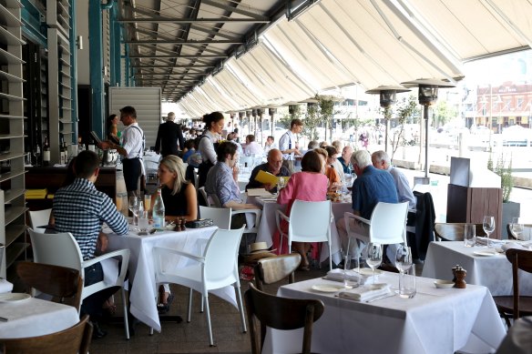 Otto Ristorante has been a popular lunch spot for over 20 years. 