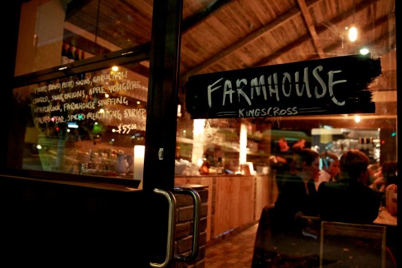 Farmhouse Kings Cross offers a monthly changing set menu.