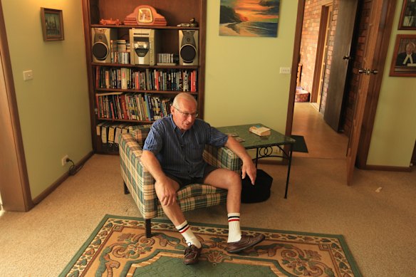 Roger Rogerson at home in Padstow Heights in 2011.