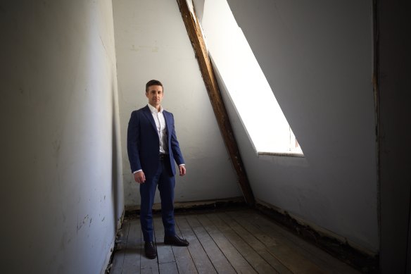 JLL general manager Angelo Amara inside Hay Street’s Metropole Hotel.