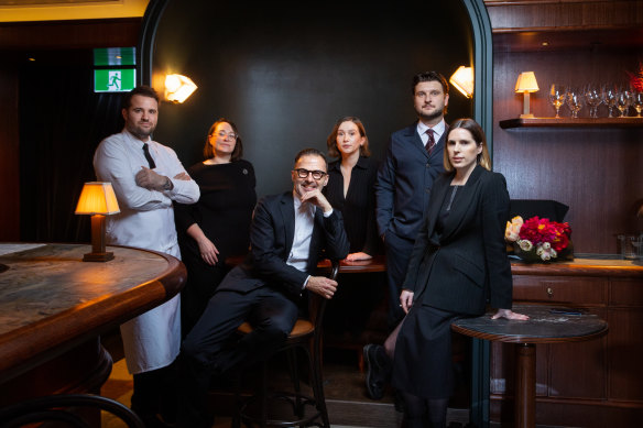 The Apollo Inn team at the venue: Colin Mainds, Leanne Altmann, Shane Lazzo, Katya Owens, Cameron Parish, Chloe Penn.