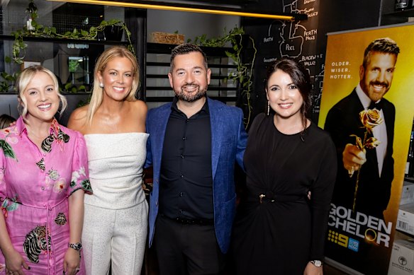 Bayley Howe, Samantha Armytage, Peter Brennan and Nina Schaus.