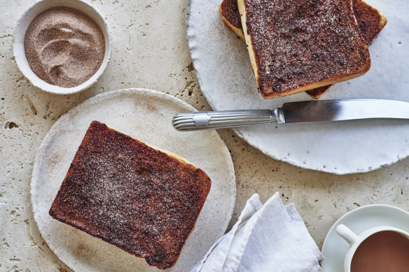 Adam Liaw’s cinnamon toast