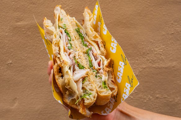 Sanduíche Porchetta da Casa Lu.