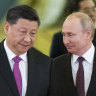‘Old, esteemed friends’: Putin and Xi unite against the West