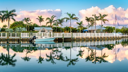 Sunrise over Key West.