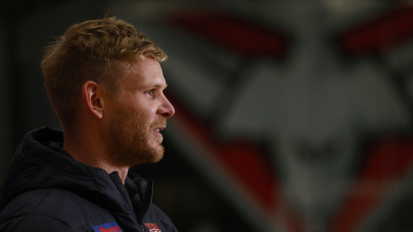 Essendon’s Michael Hurley will play his last game on Saturday night.