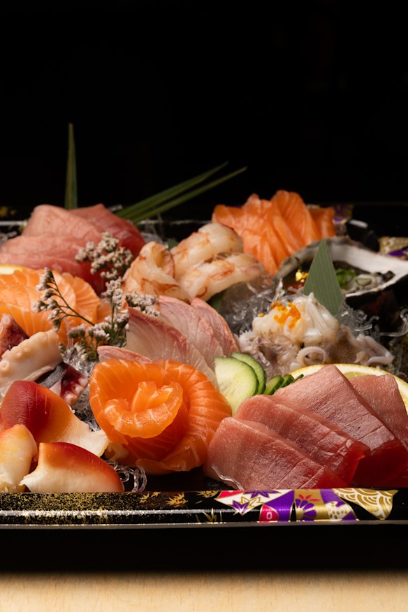 A sashimi platter from Sushi Jiro.