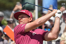 Cam Smith on the final day at Royal Melbourne.