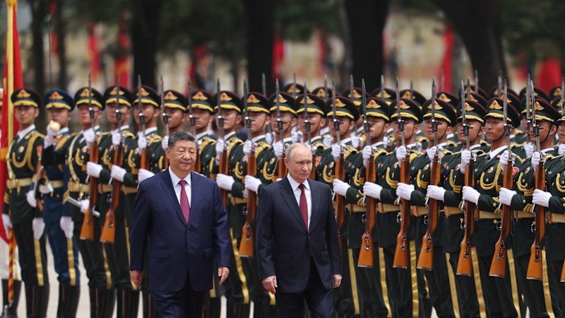 China's Xi warns of ‘law of the jungle' in meeting with Putin